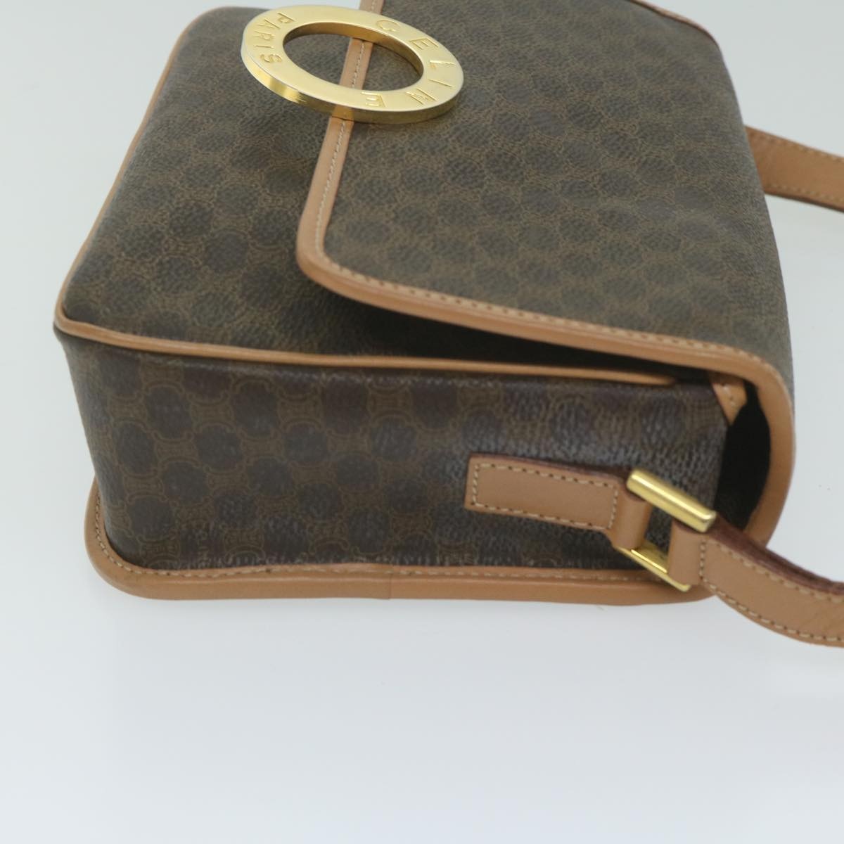 CELINE Macadam Canvas Shoulder Bag - 3