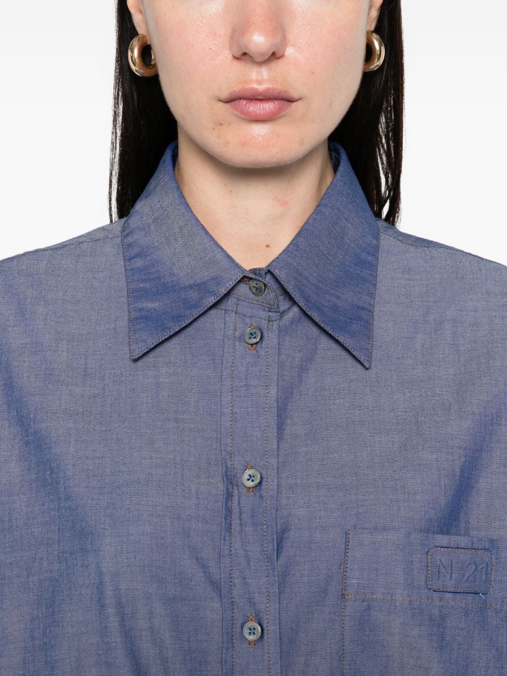 patch-pocket shirt - 5