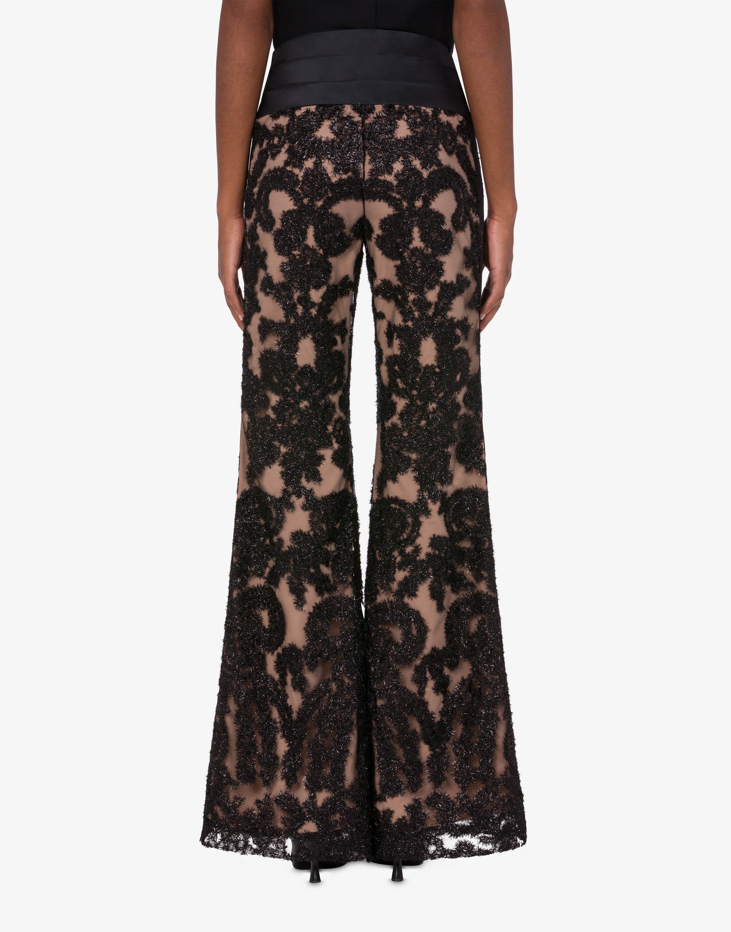 EMBROIDERED LACE TROUSERS - 3