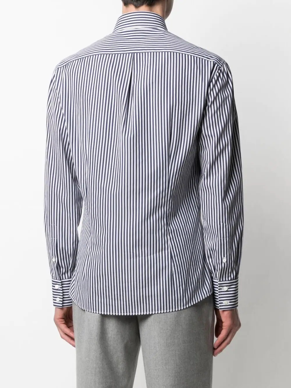 striped cotton shirt - 4