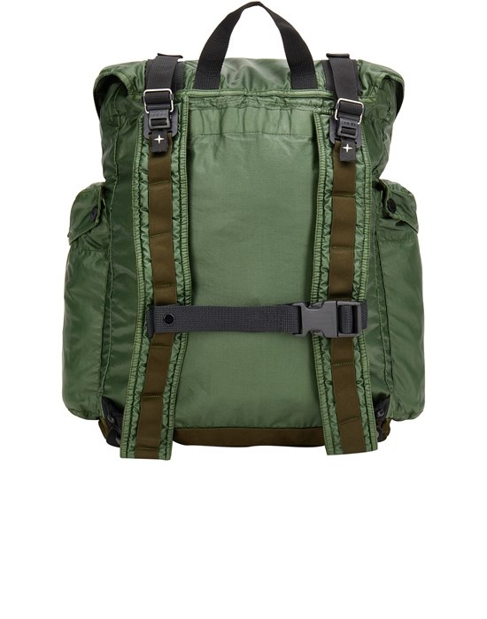 90370 MUSSOLA GOMMATA CANVAS_GARMENT DYED OLIVE GREEN - 2