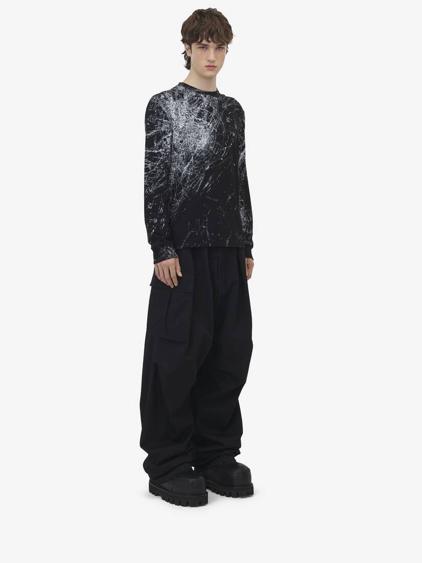 Smashed Glass Long-sleeved T-shirt - 4