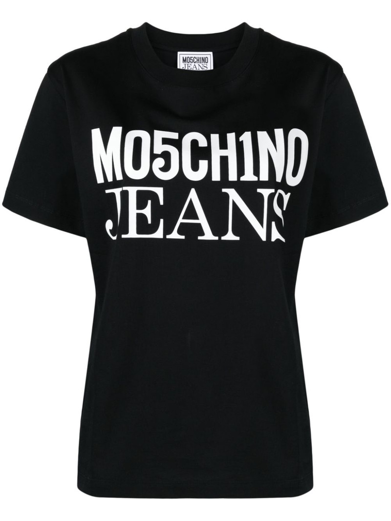 logo-print cotton T-shirt 1