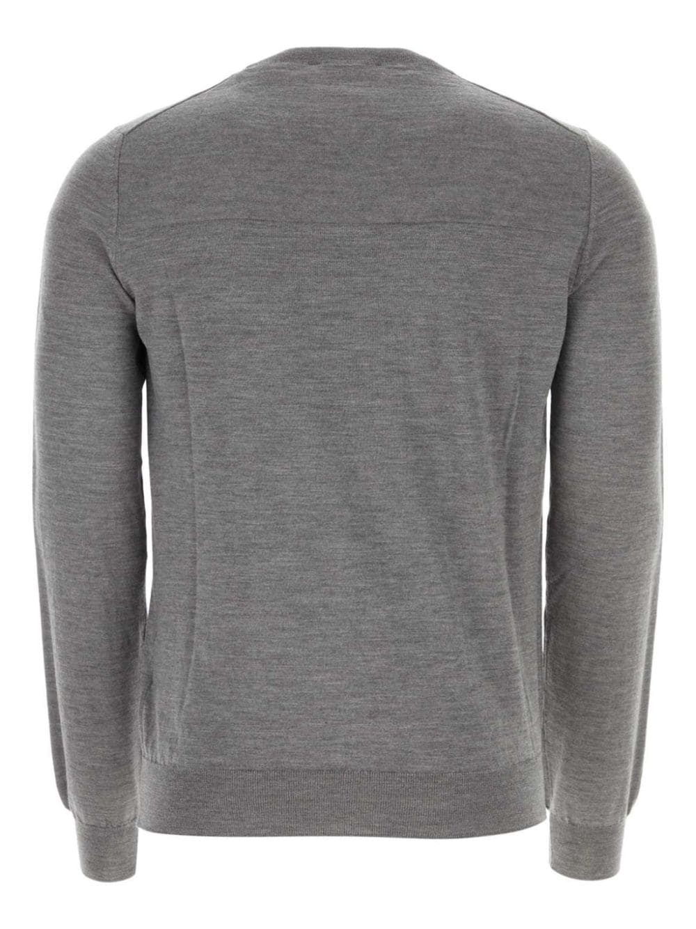 round-neck virgin wool sweater - 2