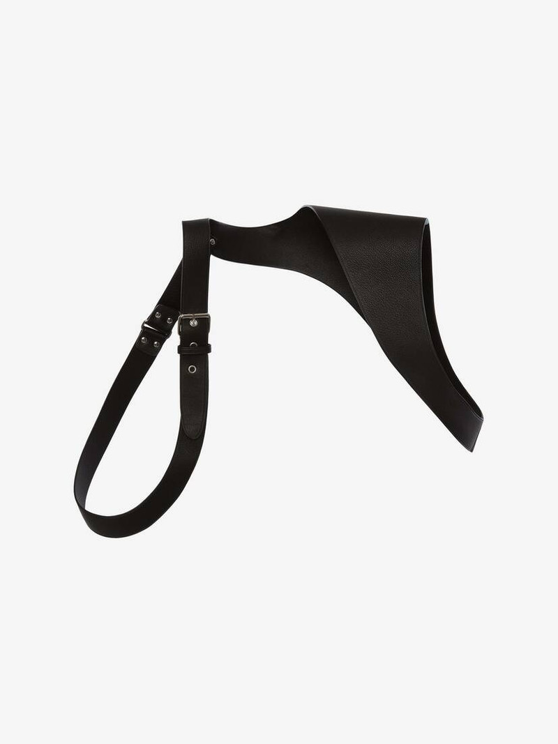 Men's Classic Leather Harness in Black 1