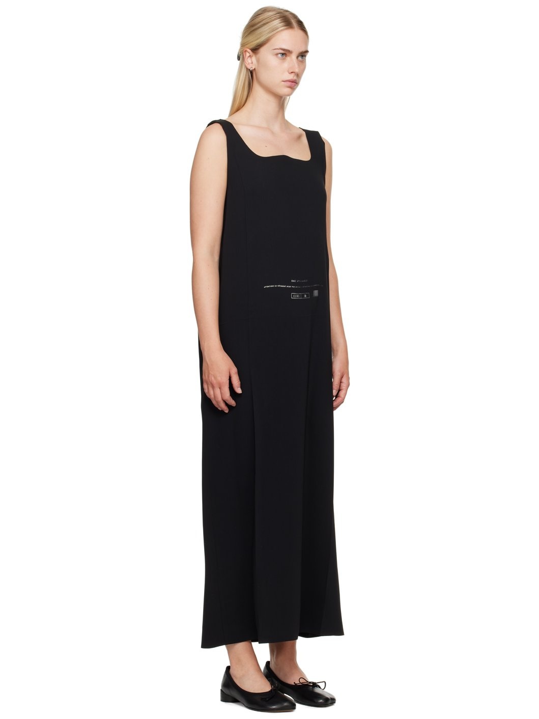 Black Fluid Maxi Dress - 2