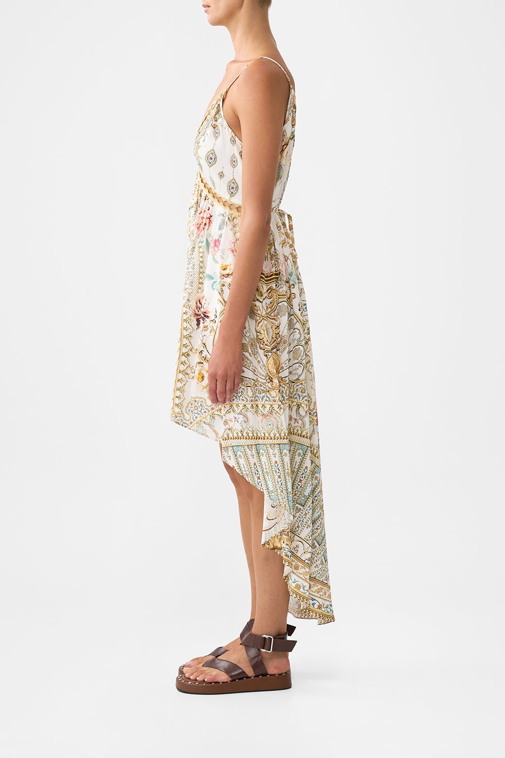 STRAPPY HIGH LOW DRESS WITH POCKETS - 4
