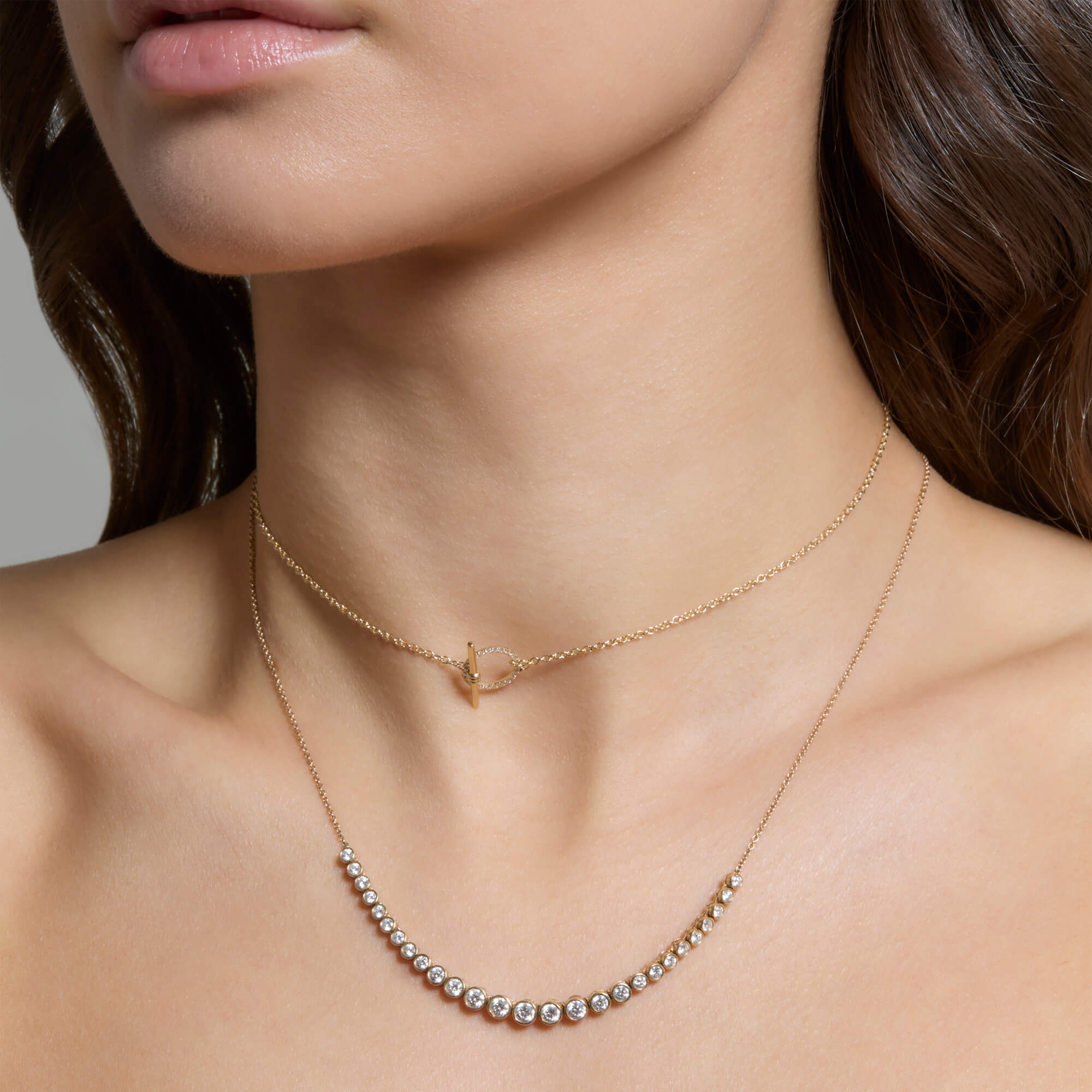 Let It Slide Diamond Tennis Necklace - 6