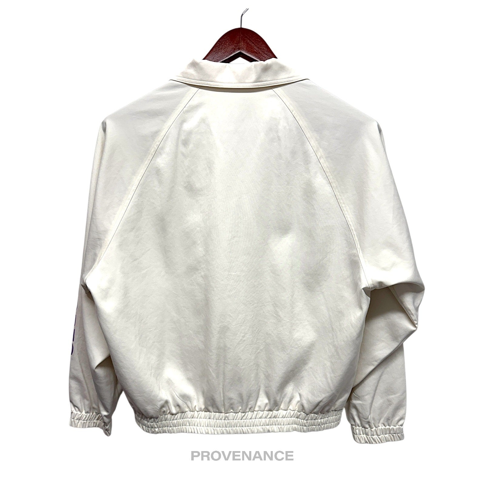 Balenciaga Sports Golf Logo Top Zip Jacket - White M - 4
