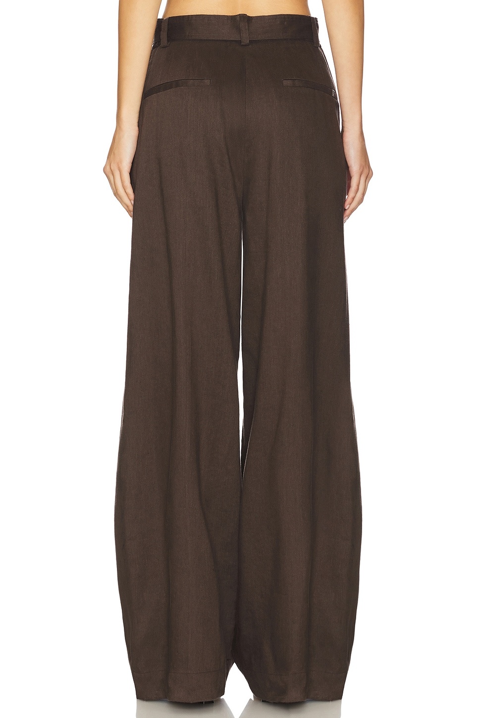 Wide Double Pleated Trouser - 4