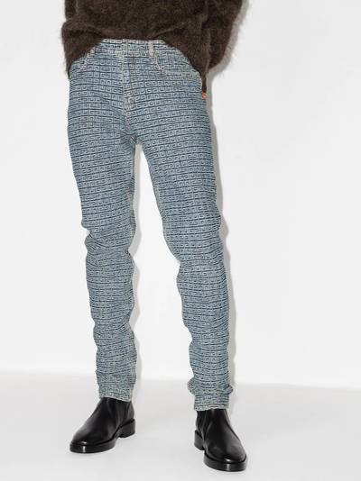 Givenchy 4G-pattern slim-fit jeans outlook