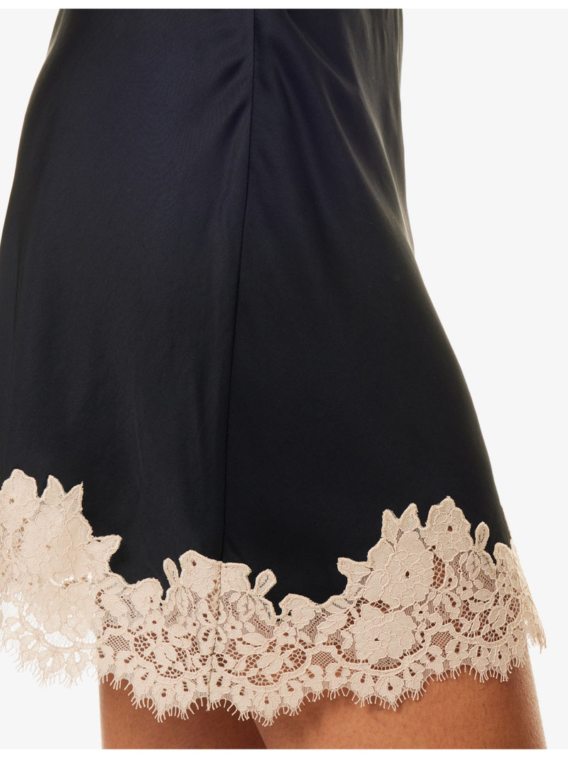 Ariah Lace-Trim Satin Mini Skirt 5