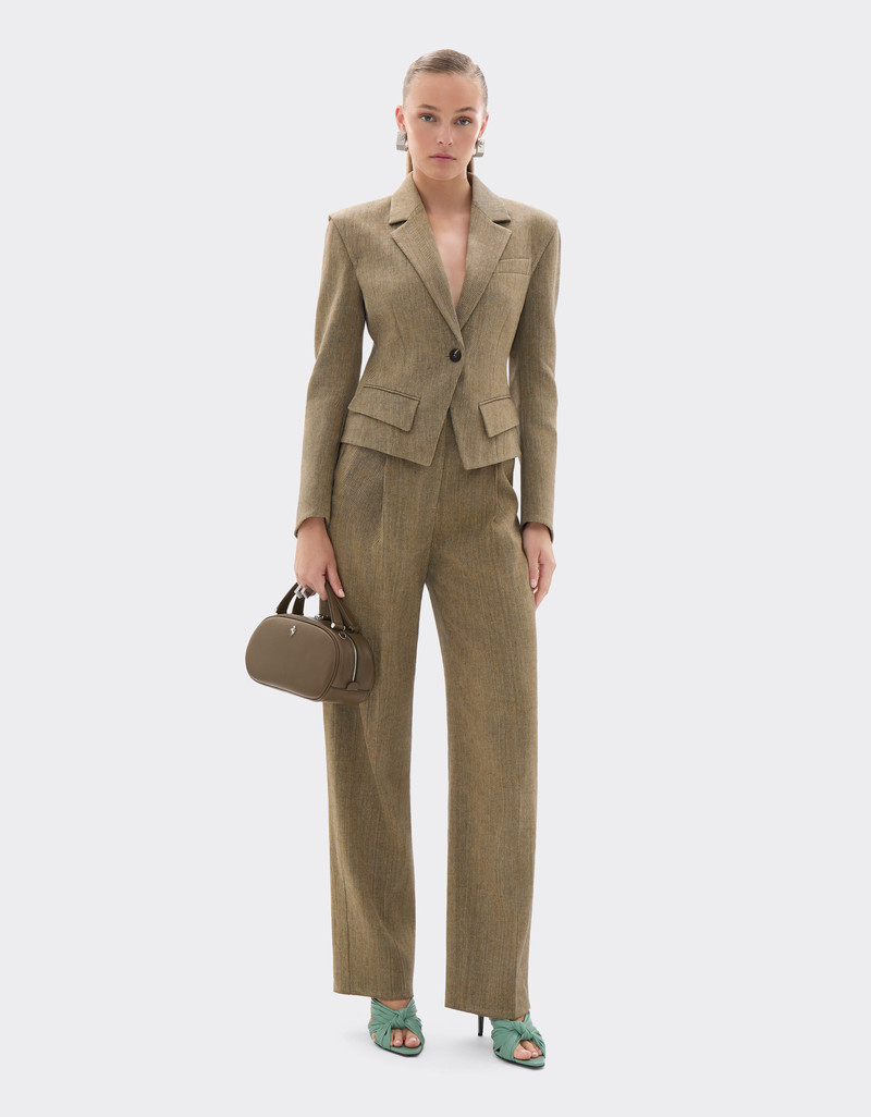 Ferrari Linen and cotton twill trousers outlook