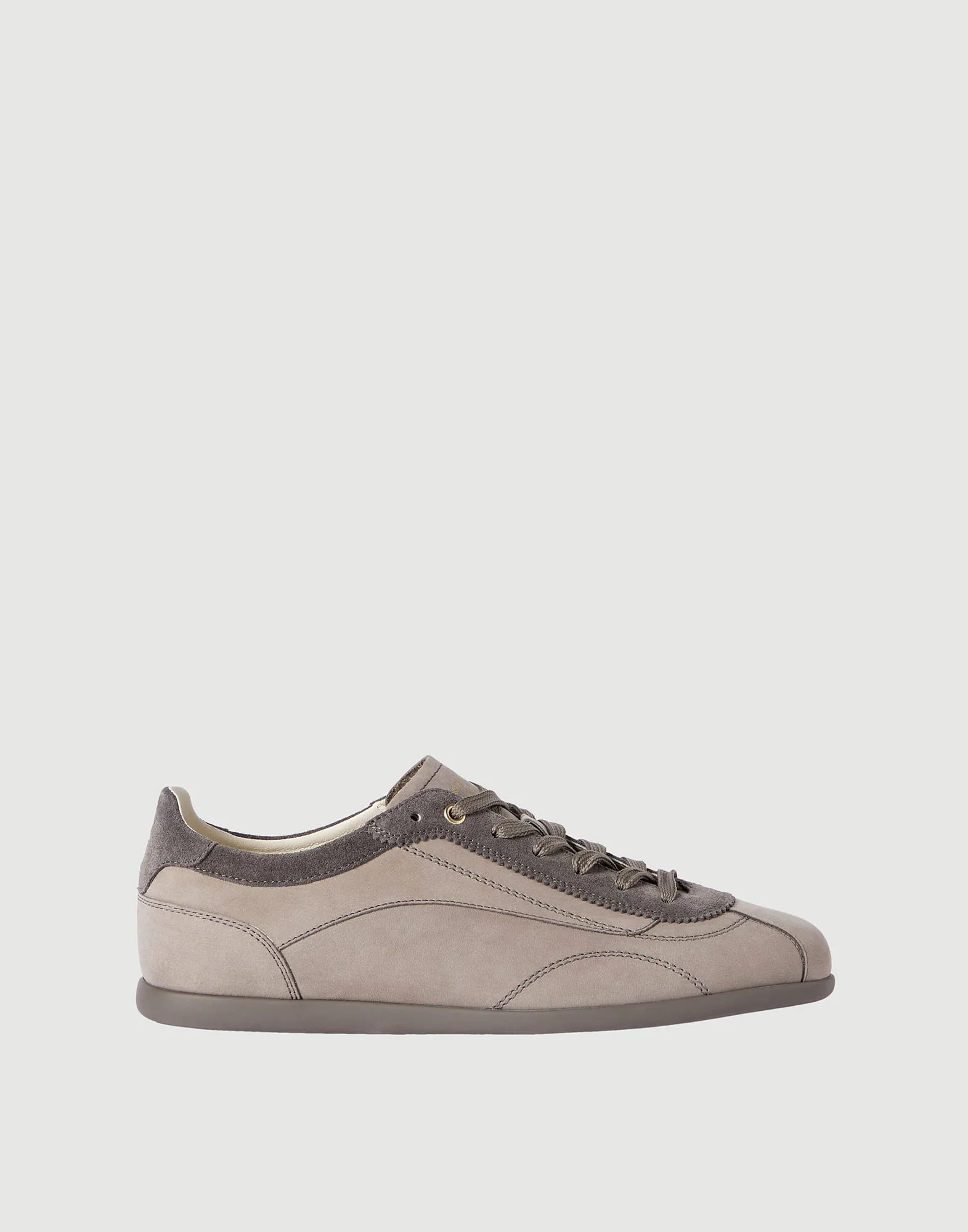 Nubuck and suede sneakers with slim outsole - 1