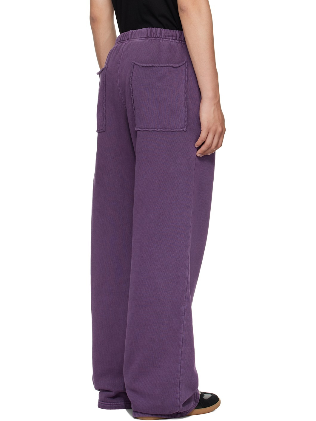 Purple Heavyweight Utility Puddle Sweatpants - 3