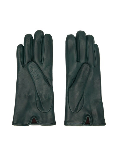 Vivienne Westwood Green Orb Gloves outlook