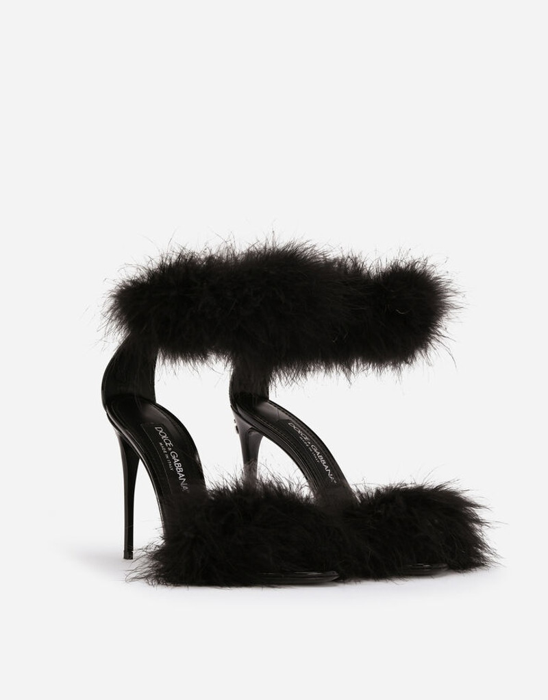 Dolce & Gabbana Marabou sandals outlook