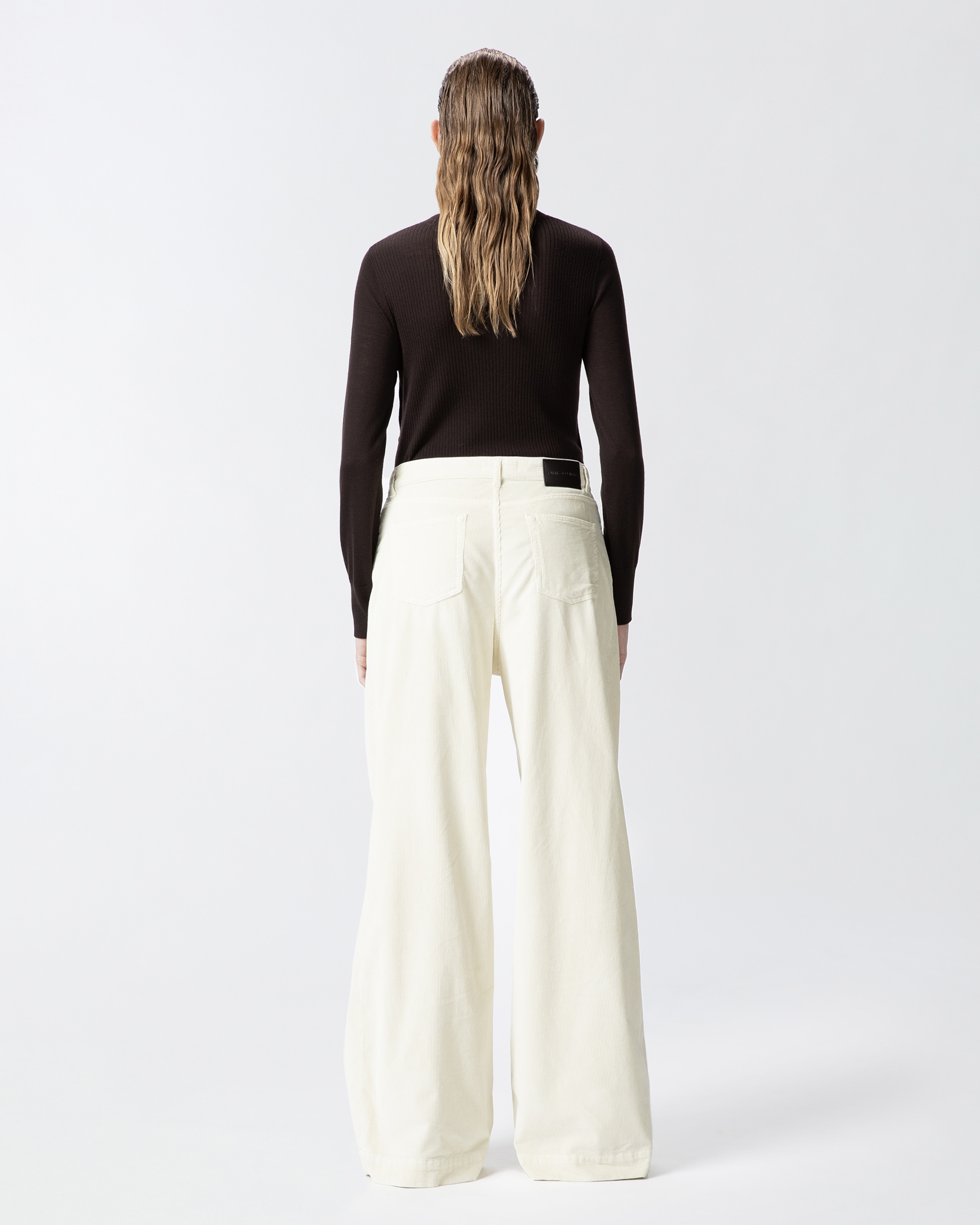 CORDUROY PALAZZO TROUSERS - 4