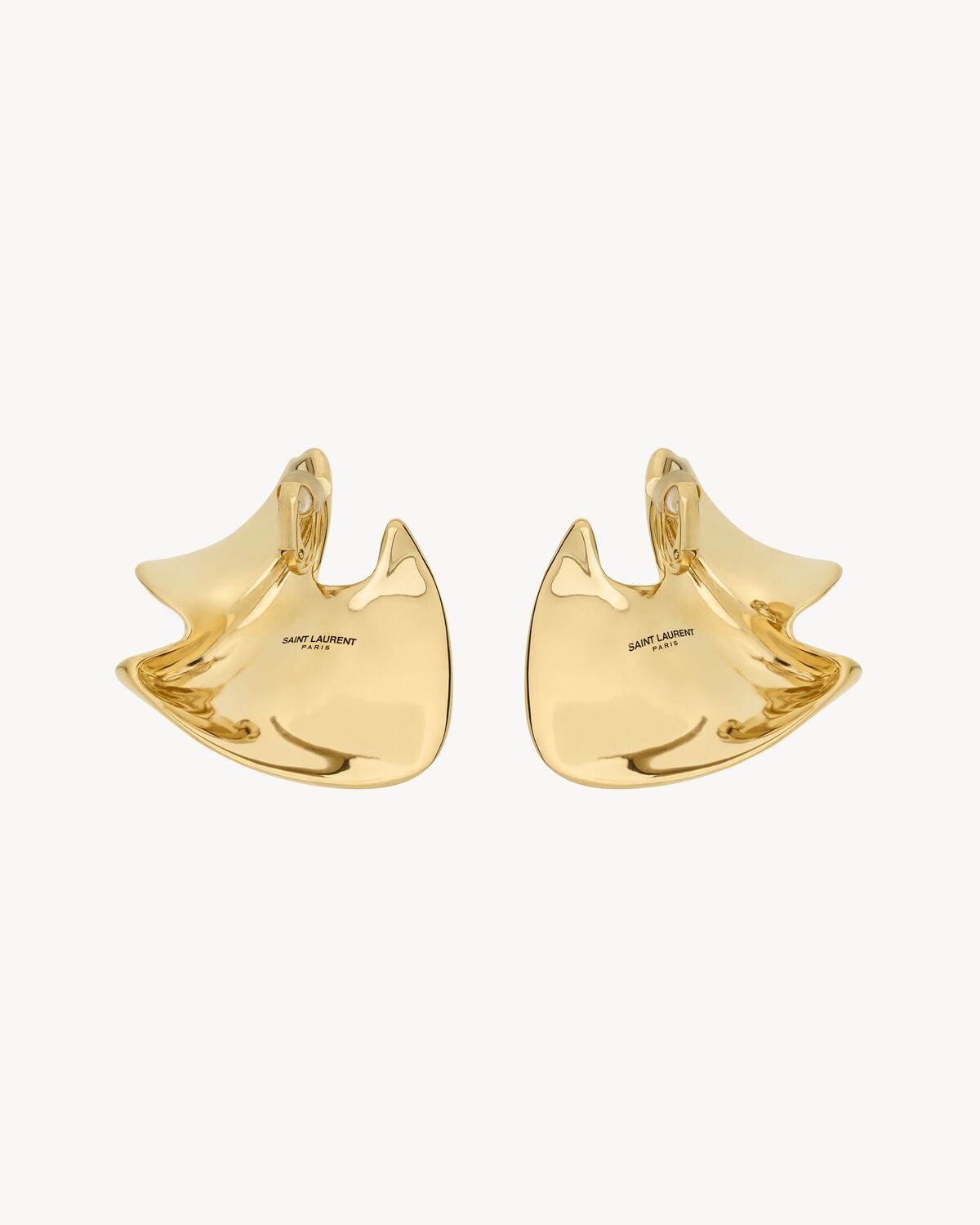 PETAL EARRINGS IN METAL - 2
