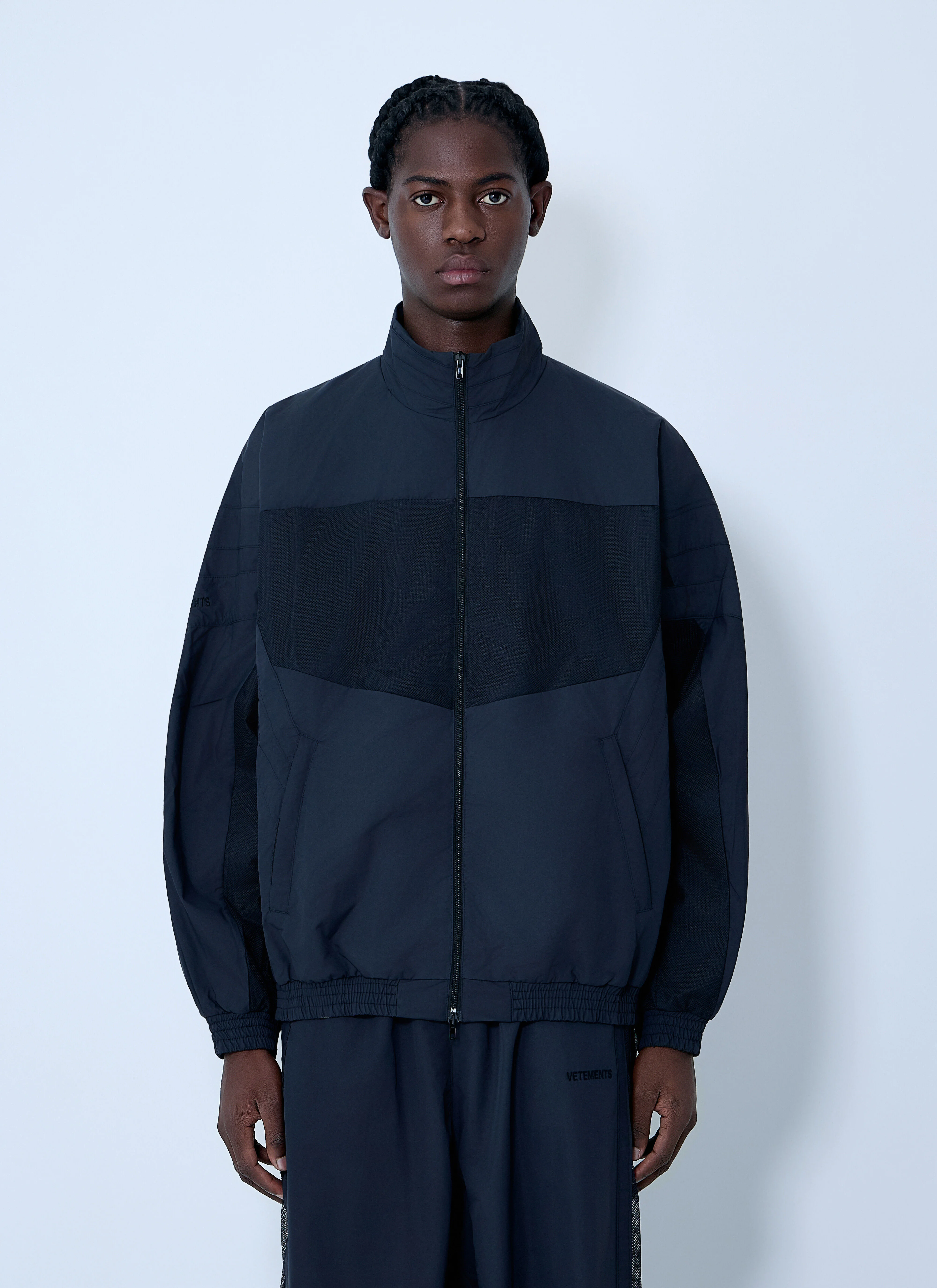 Mesh Panel Track Jacket - 1