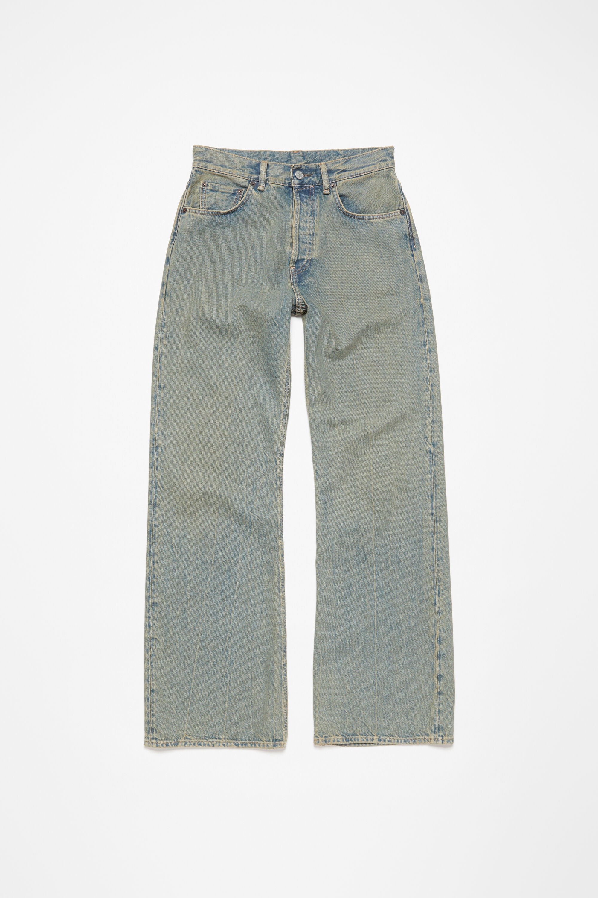 Loose fit jeans - 2021F - Blue/beige - 8