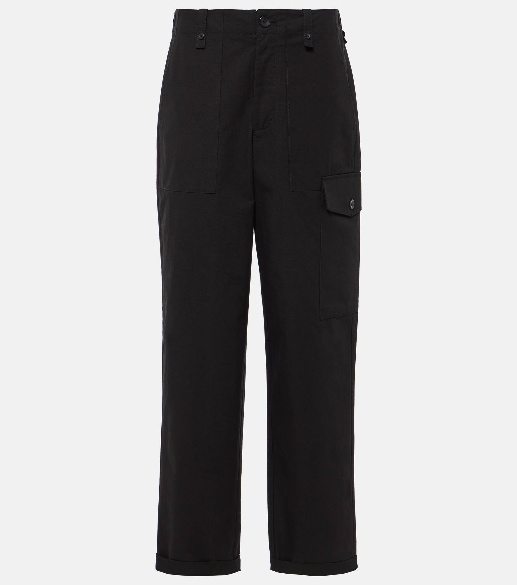 Octavia cotton and linen straight pants - 1