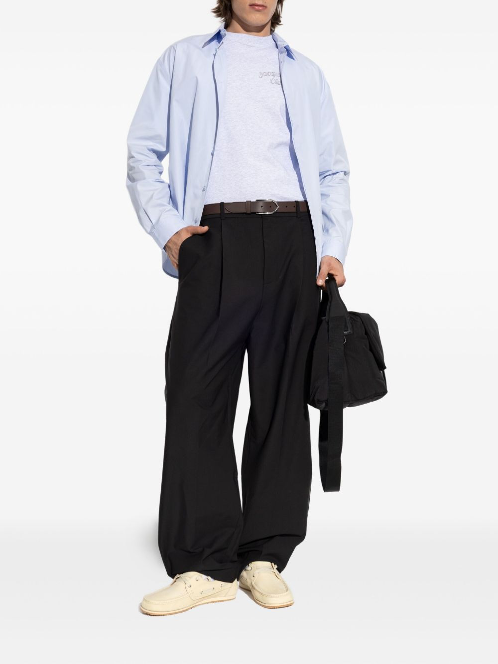 pleated-front trousers - 2