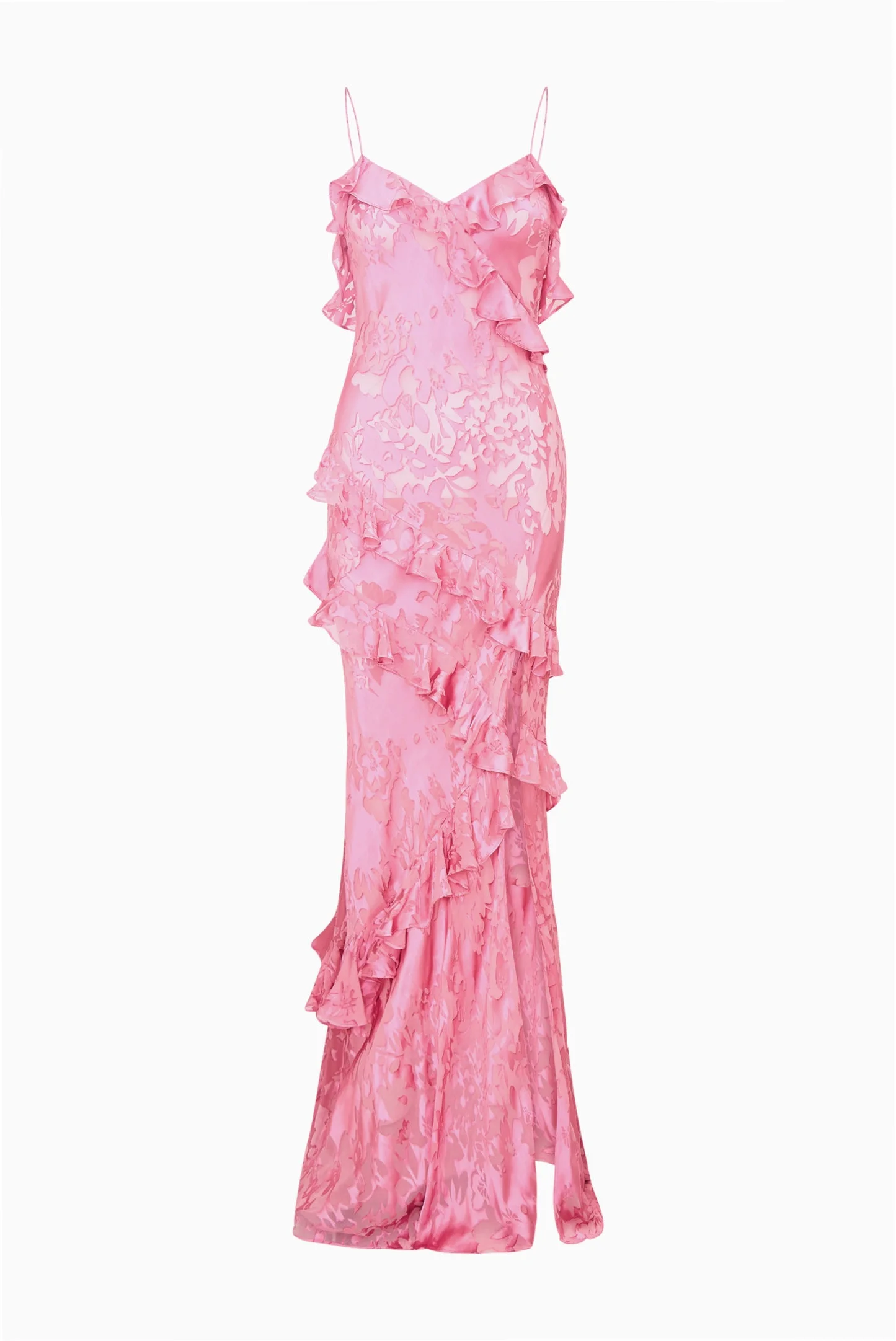 Dean Silk-Blend Ruffle Maxi Dress - 1