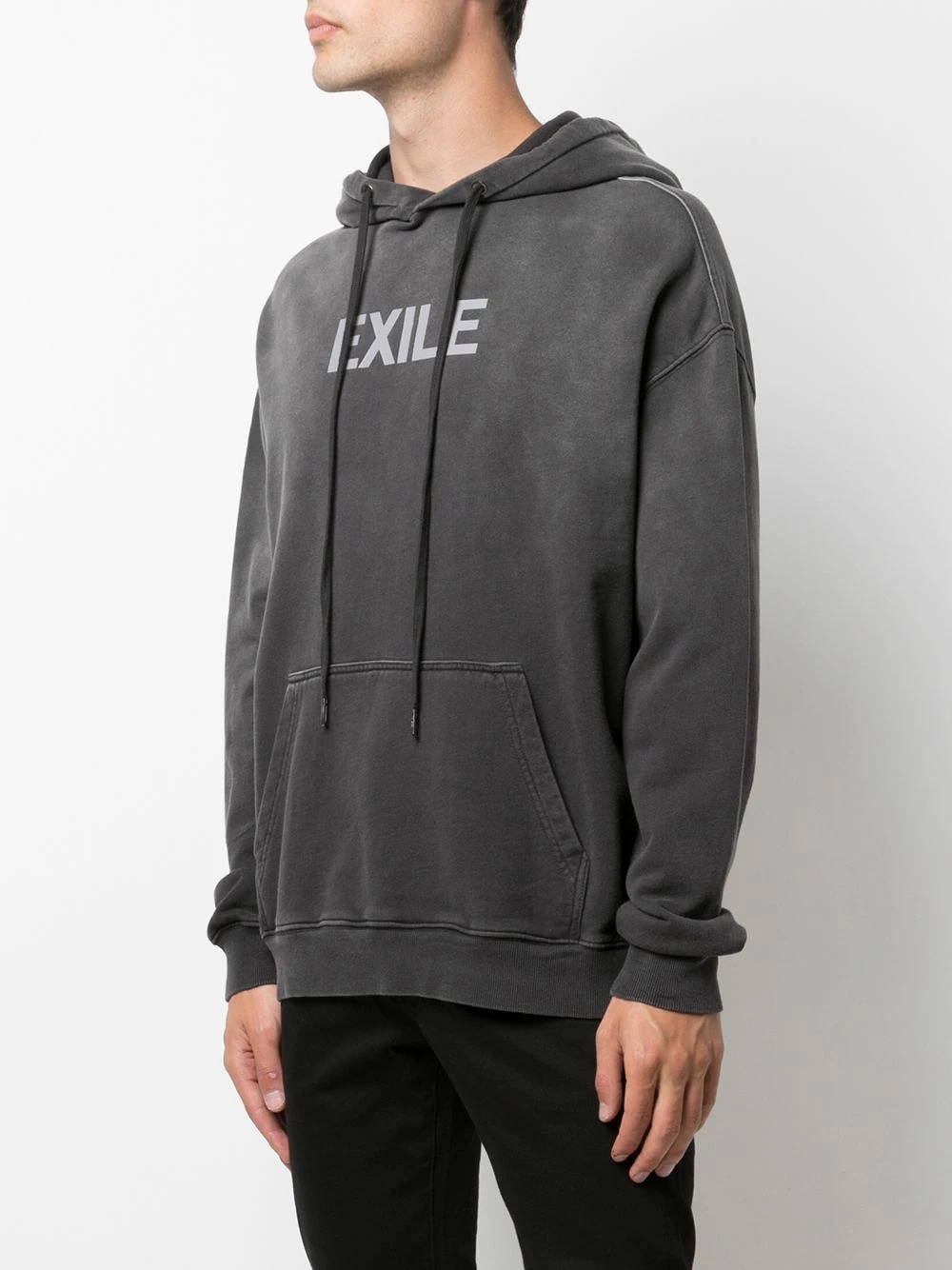 exile biggie cotton hoodie - 3