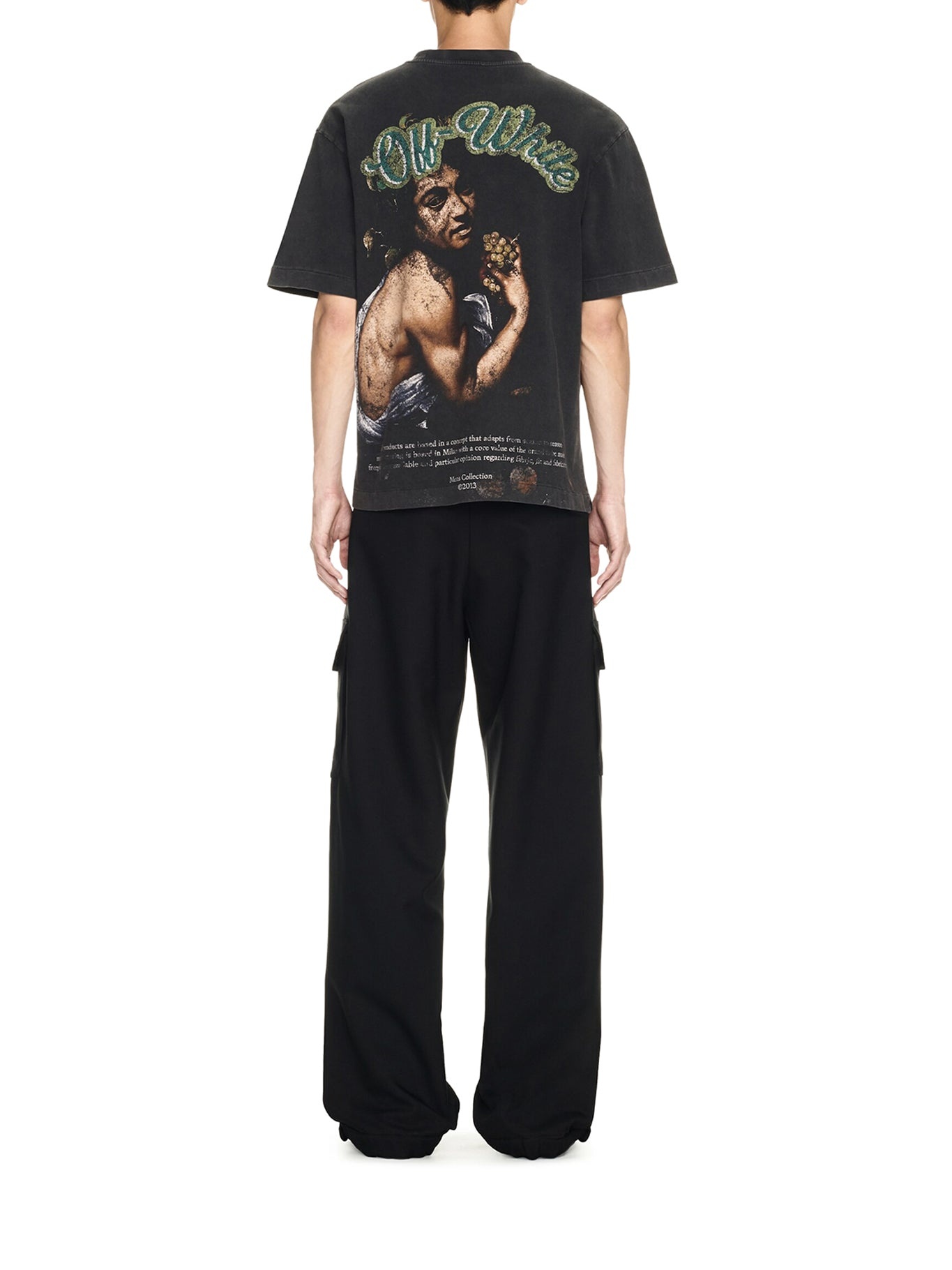 Off-White BACCHUS SKATE GREEN T-SHIRT | suitnegozi | REVERSIBLE