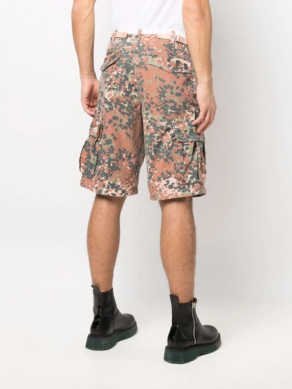 camouflage-print cargo shorts - 4