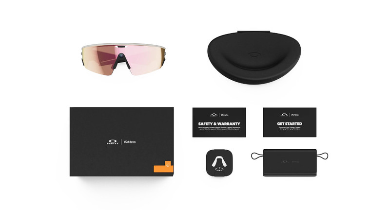 Oakley Meta Vanguard White Prizm™ Rose Gold Lens 5