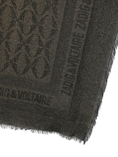 Zadig & Voltaire Glenn jacquard scarf outlook