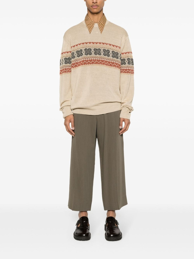 Our Legacy Snow Fairisle-motif jumper outlook