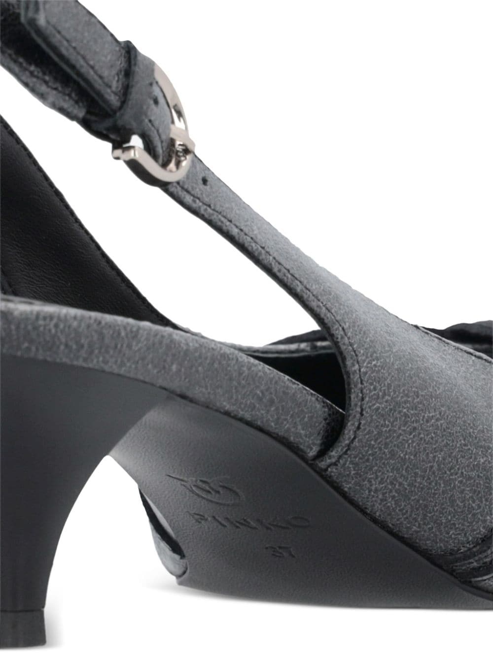 Ada 50mm slingback leather pumps - 7