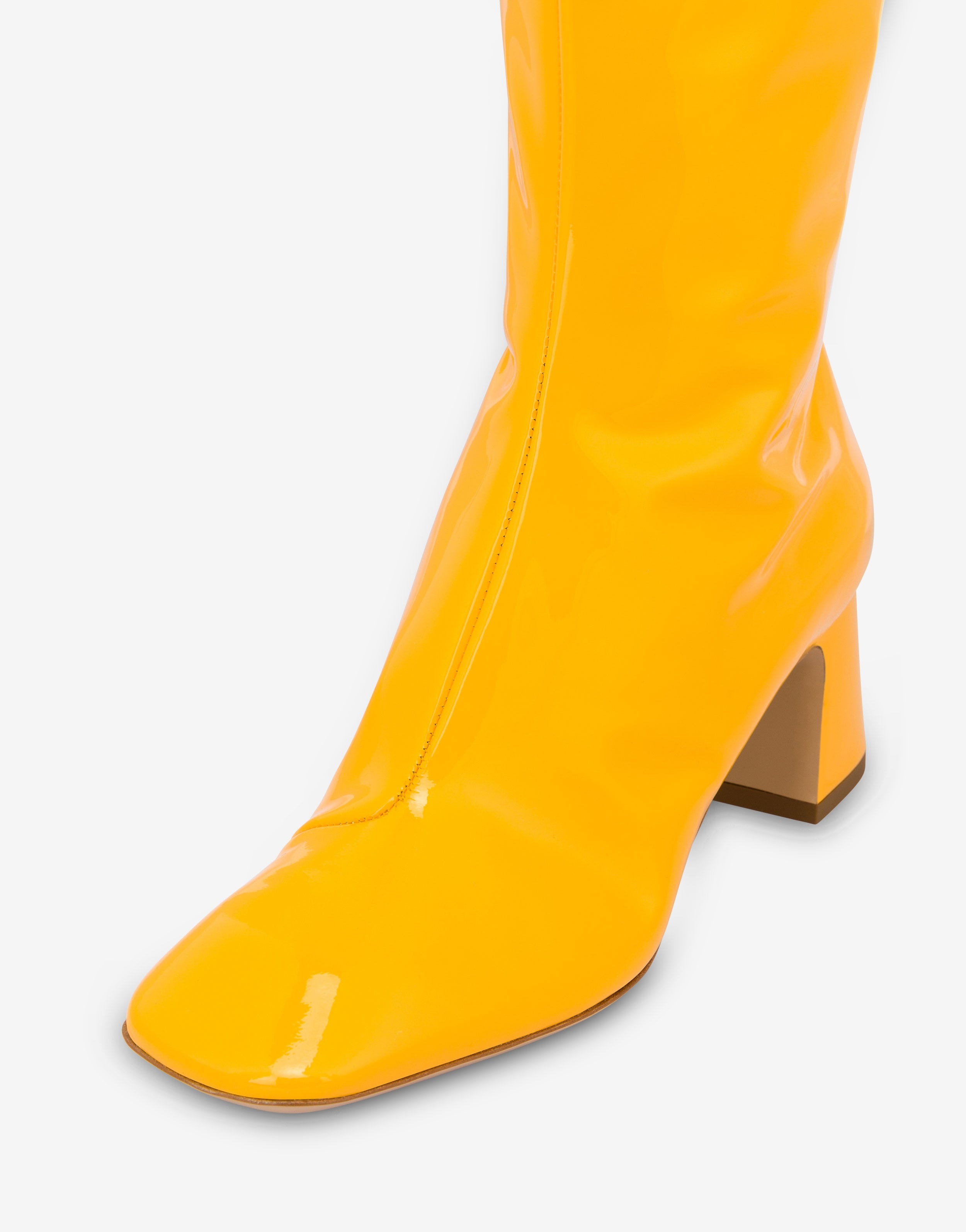 PATENT LEATHER BOOTS - 4