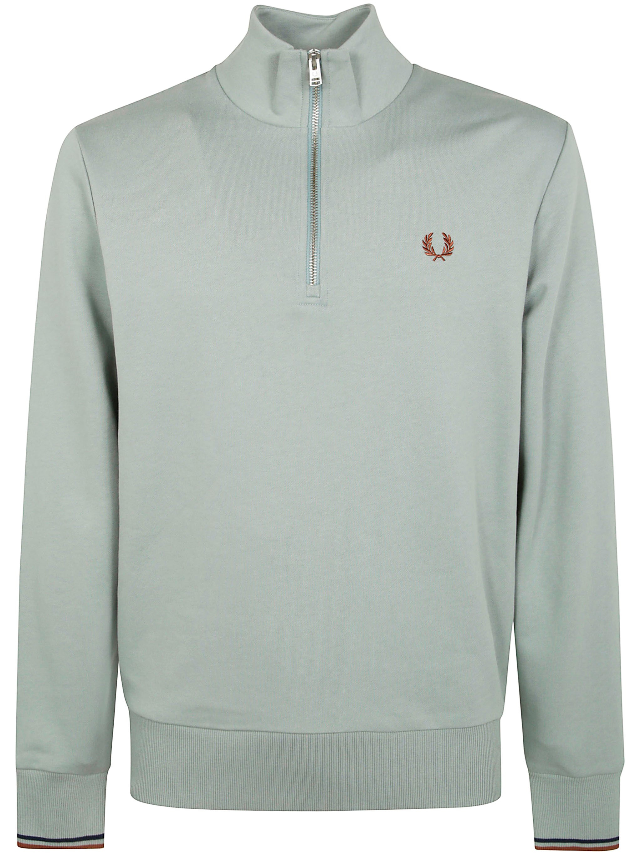 The Half Zip Sweatshirt by Fred Perry is a versatile addition to any wardrobe, blending contemporary - 1