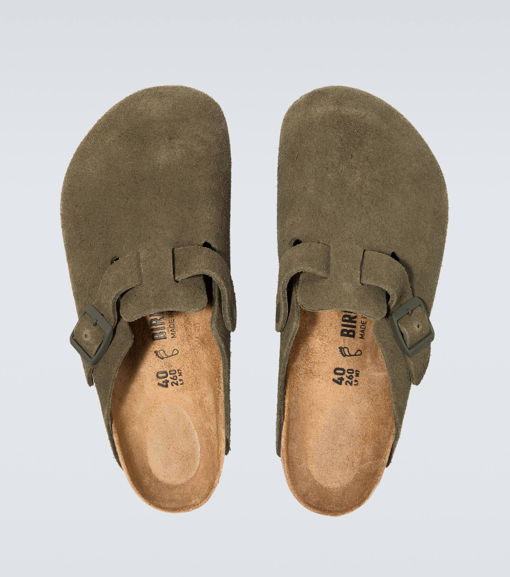 Boston suede mules - 4