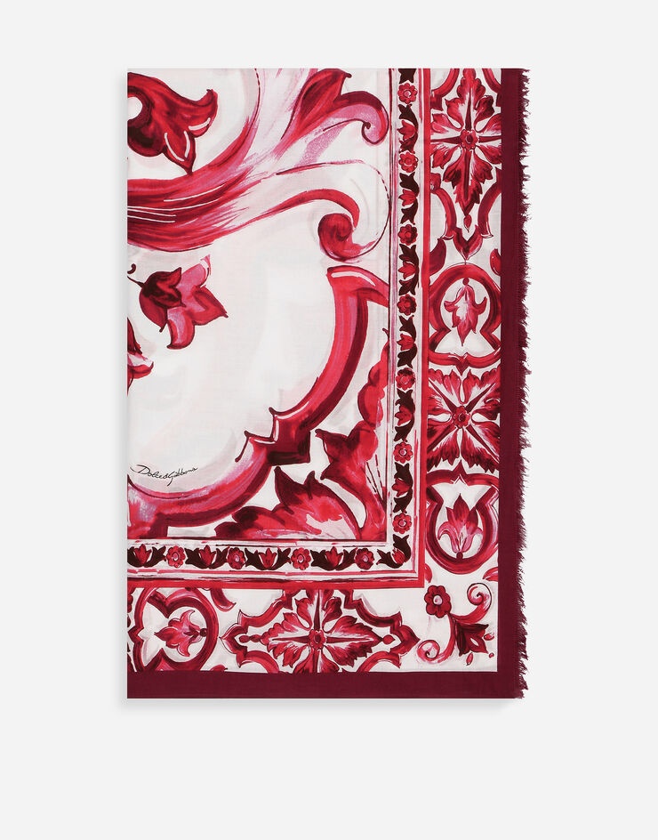 Majolica Print Batiste Sarong (110 X 190) - 1