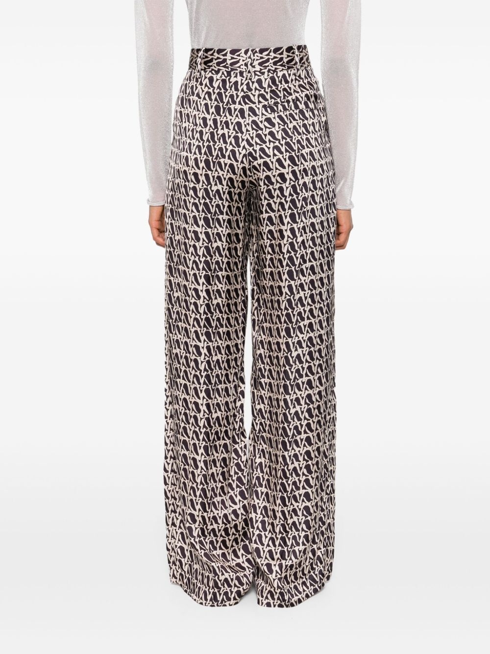 Wellen abstract-print palazzo pants - 4