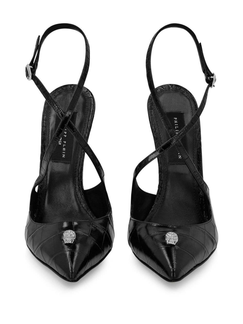 Crossing Crocco-print pumps - 3