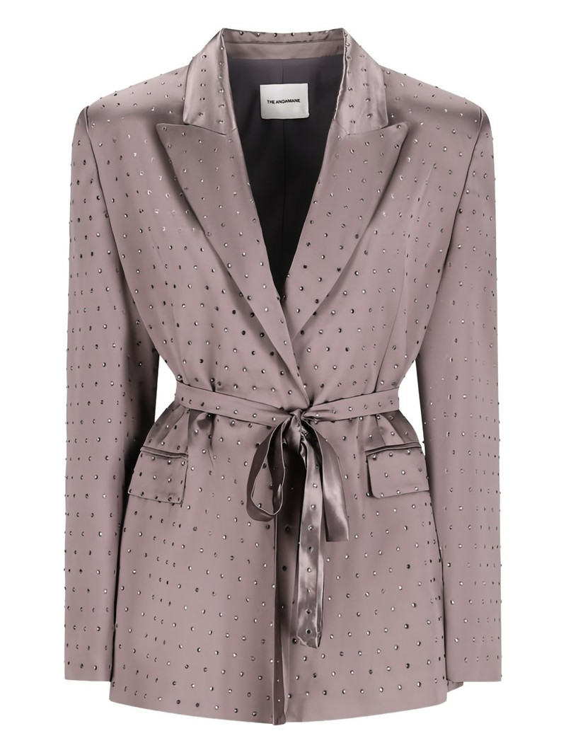 crystal belted blazer 1