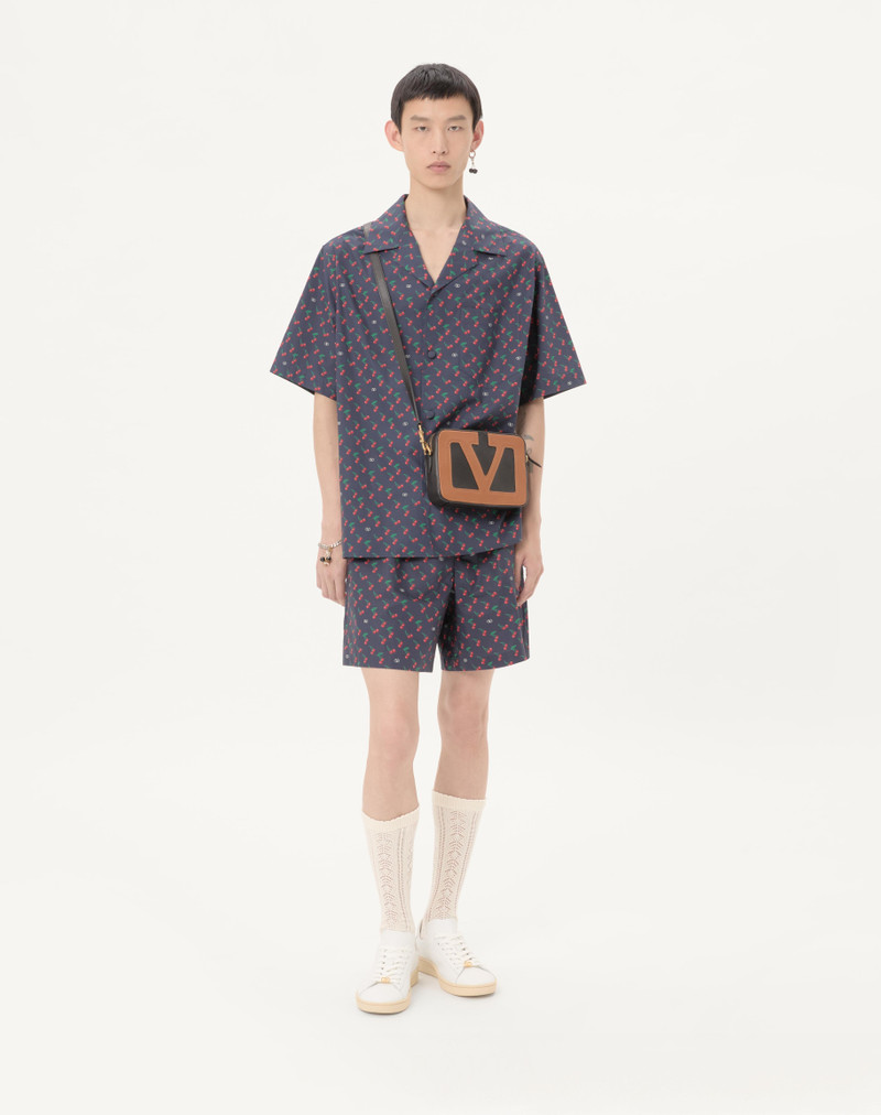 Valentino COTTON POPLIN BERMUDA SHORTS WITH CHERRYFIC PRINT outlook