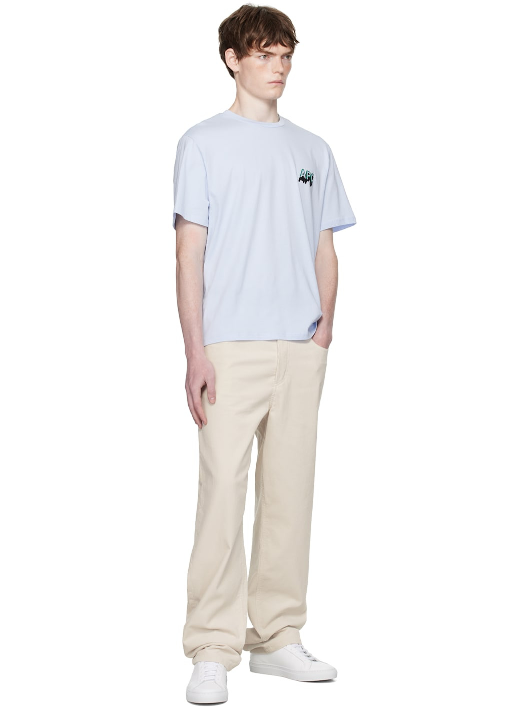 Blue 70's H T-shirt - 4