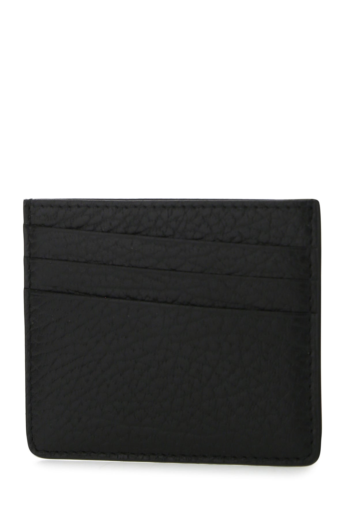 Black leather card holder - 2