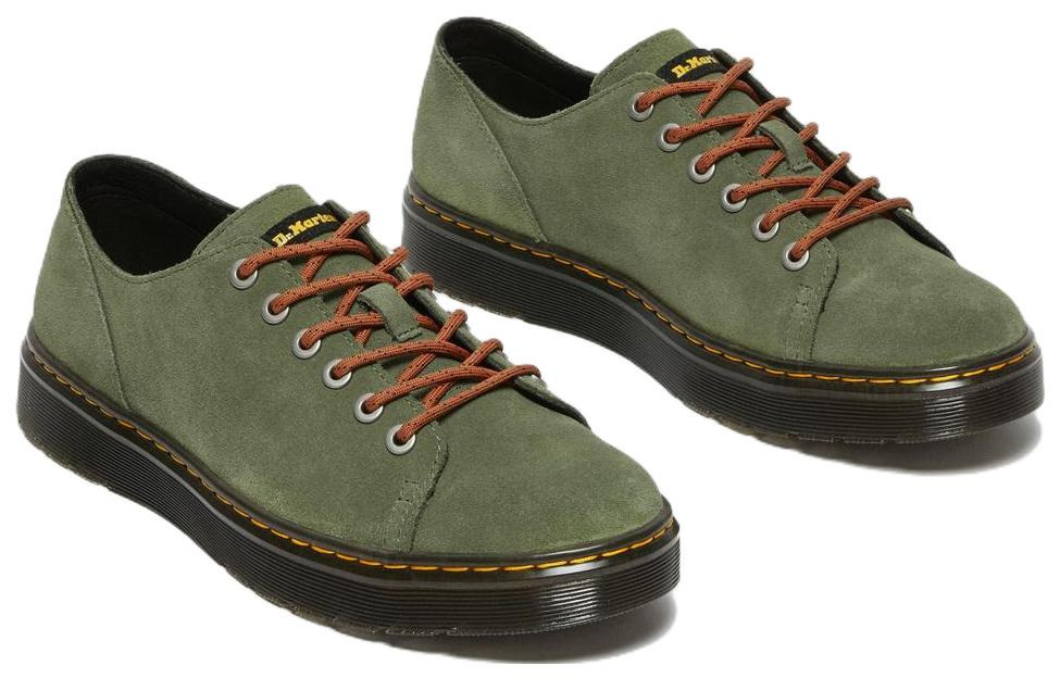Dr. Martens Dante Suede Leather Shoes 'Khaki Green' 27780384 - 3