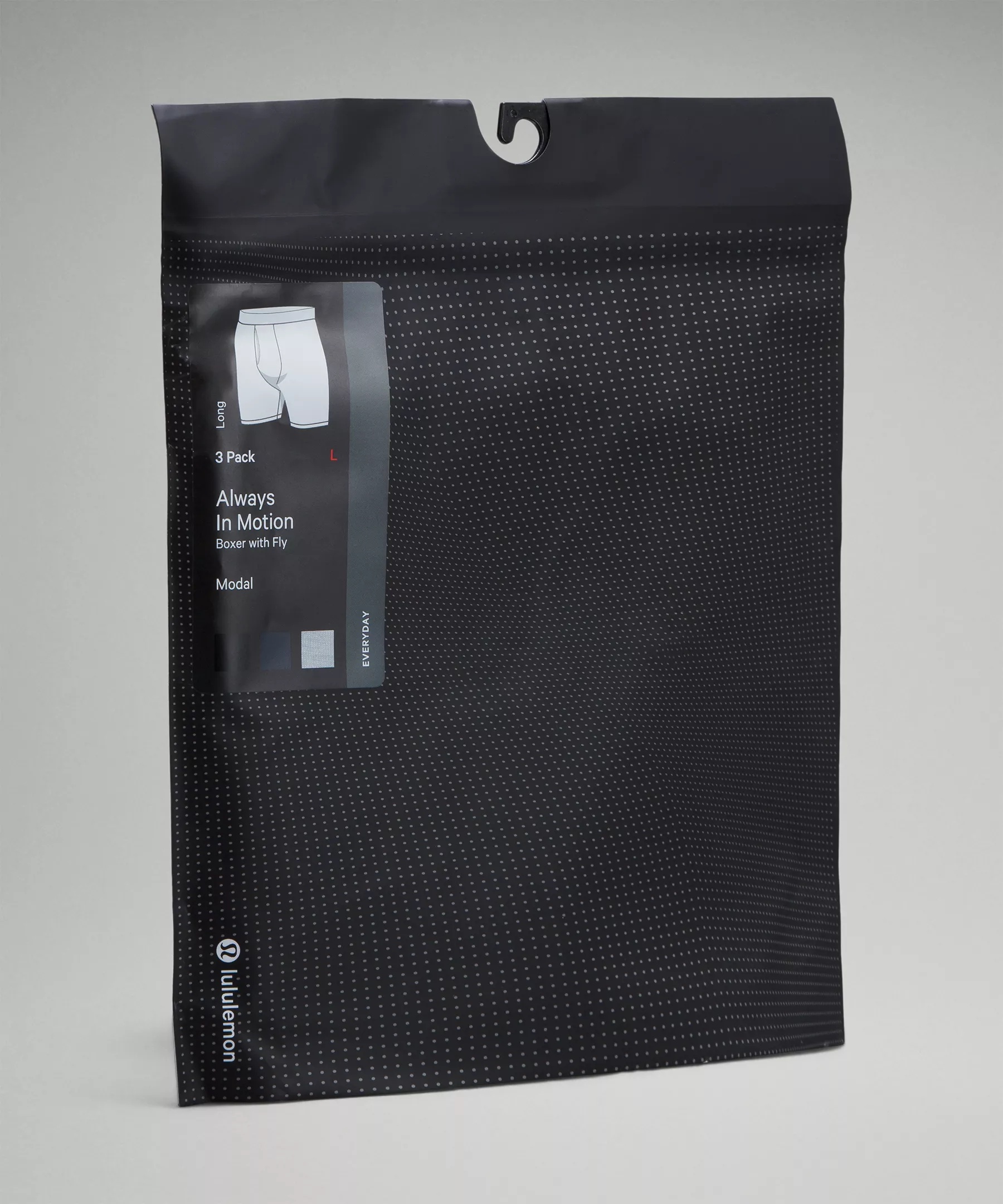 Always In Motion Long Boxer with Fly 7" *3 Pack - 4