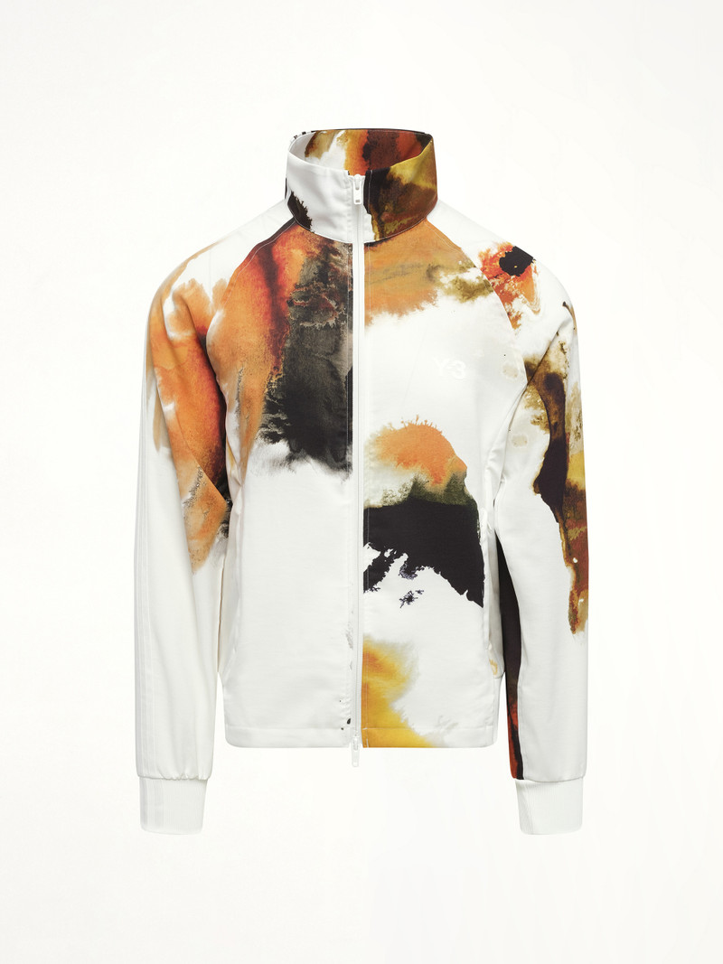 Y-3 Aop Track Top 3-Stripes in White outlook