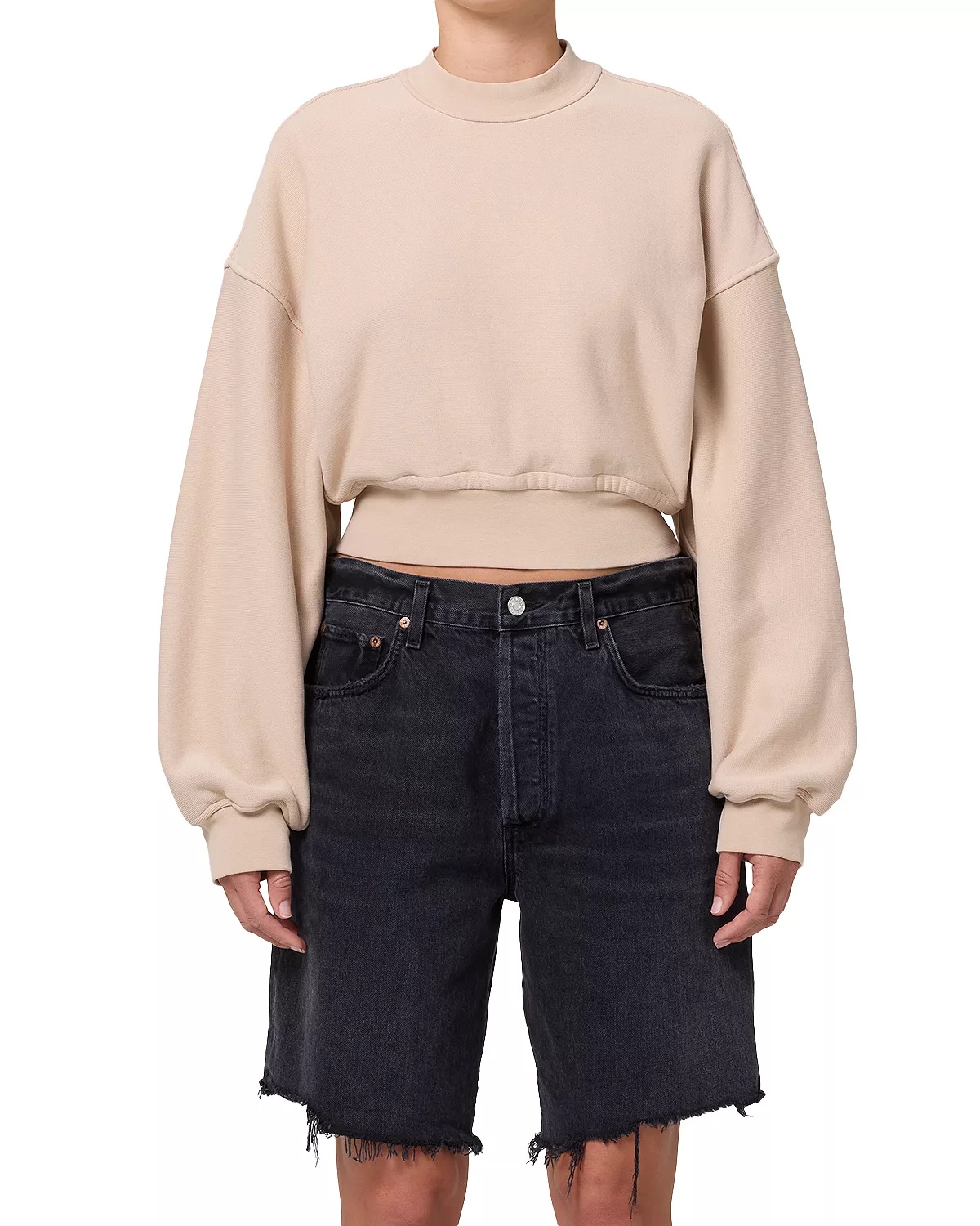 Kit Shrunken Crewneck Sweater - 11