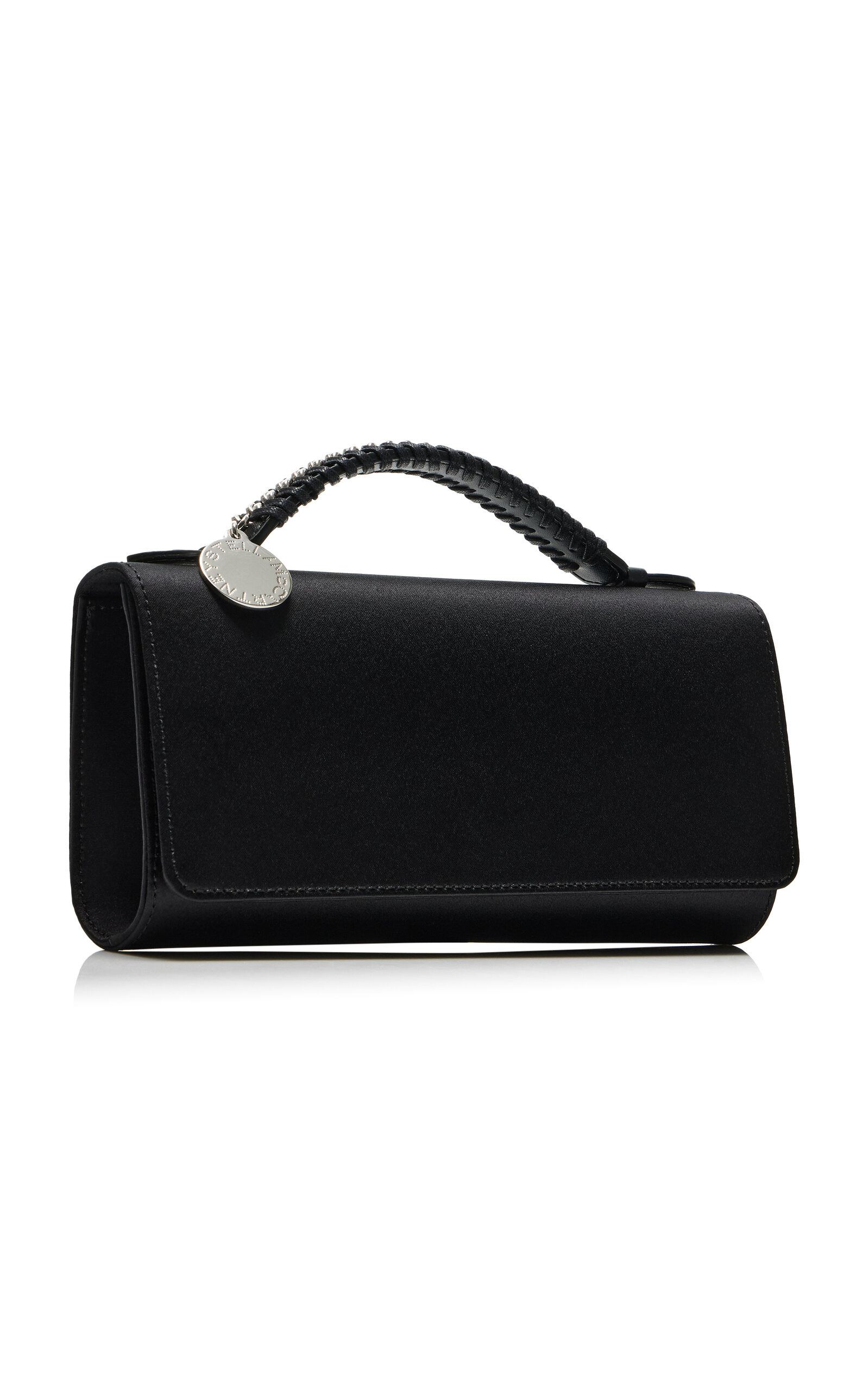Falabella Eco-Satin Clutch black - 4